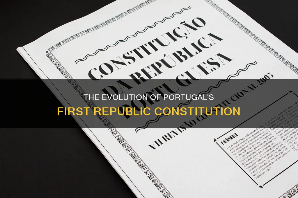 when was the first constitution of the republic proclaimed portugal