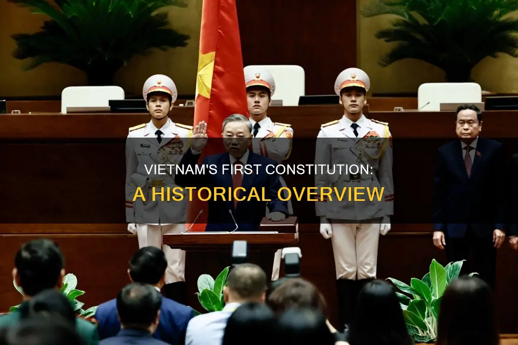 when was the first constitution of vietnam established