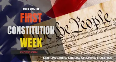 The Origin of Constitution Week: A Historical Overview