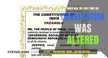 The Evolution of the Constitution: First Alteration