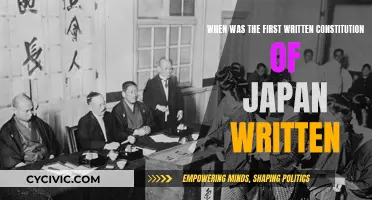 Japan's First Constitution: A Historical Overview