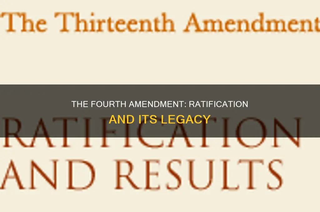 when was the fourth amendment ratified