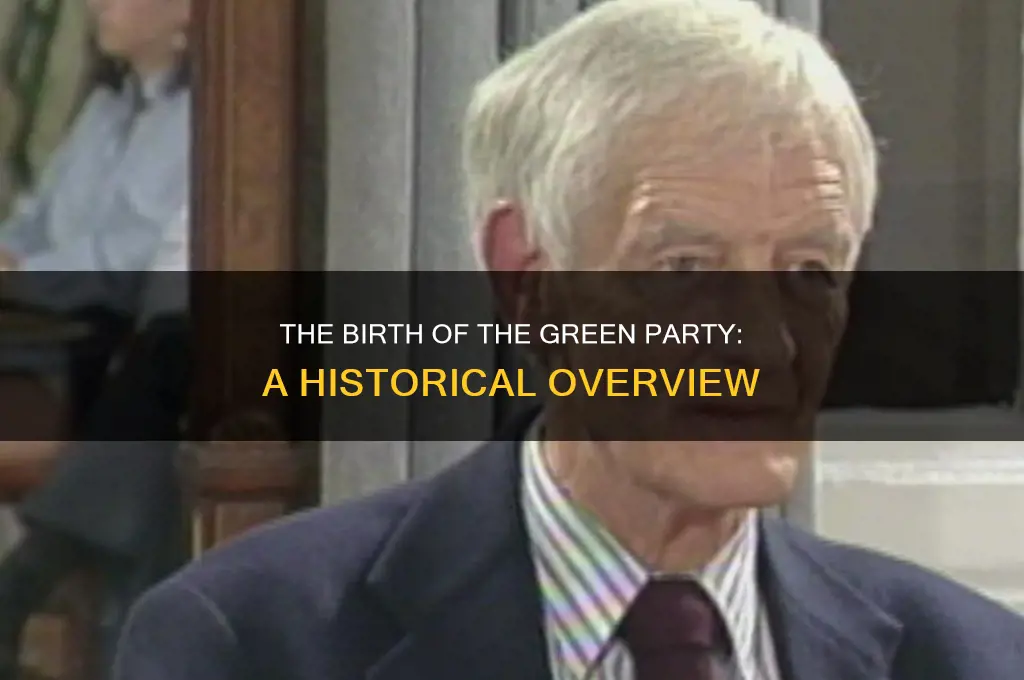 when was the green political party founded