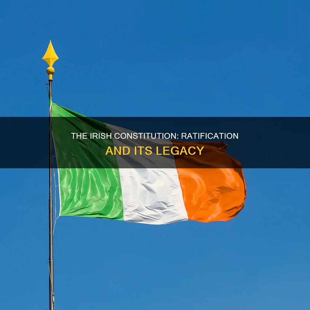 when was the irish constitution ratified