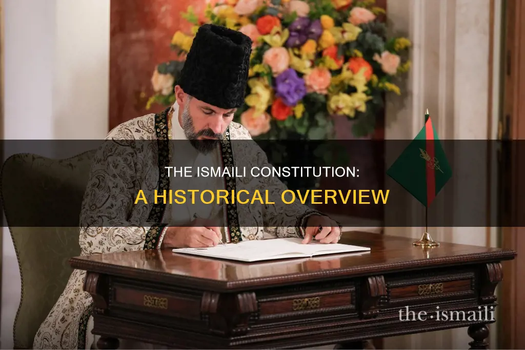 when was the ismaili constitution written
