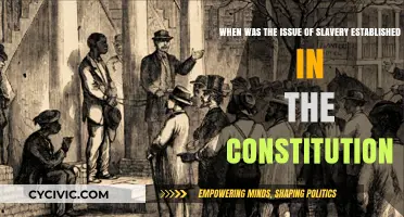 Slavery's Constitutional Roots: When Was It Established?