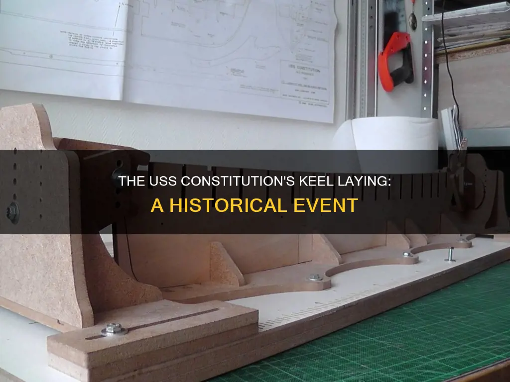 when was the keel laid for the uss constitution