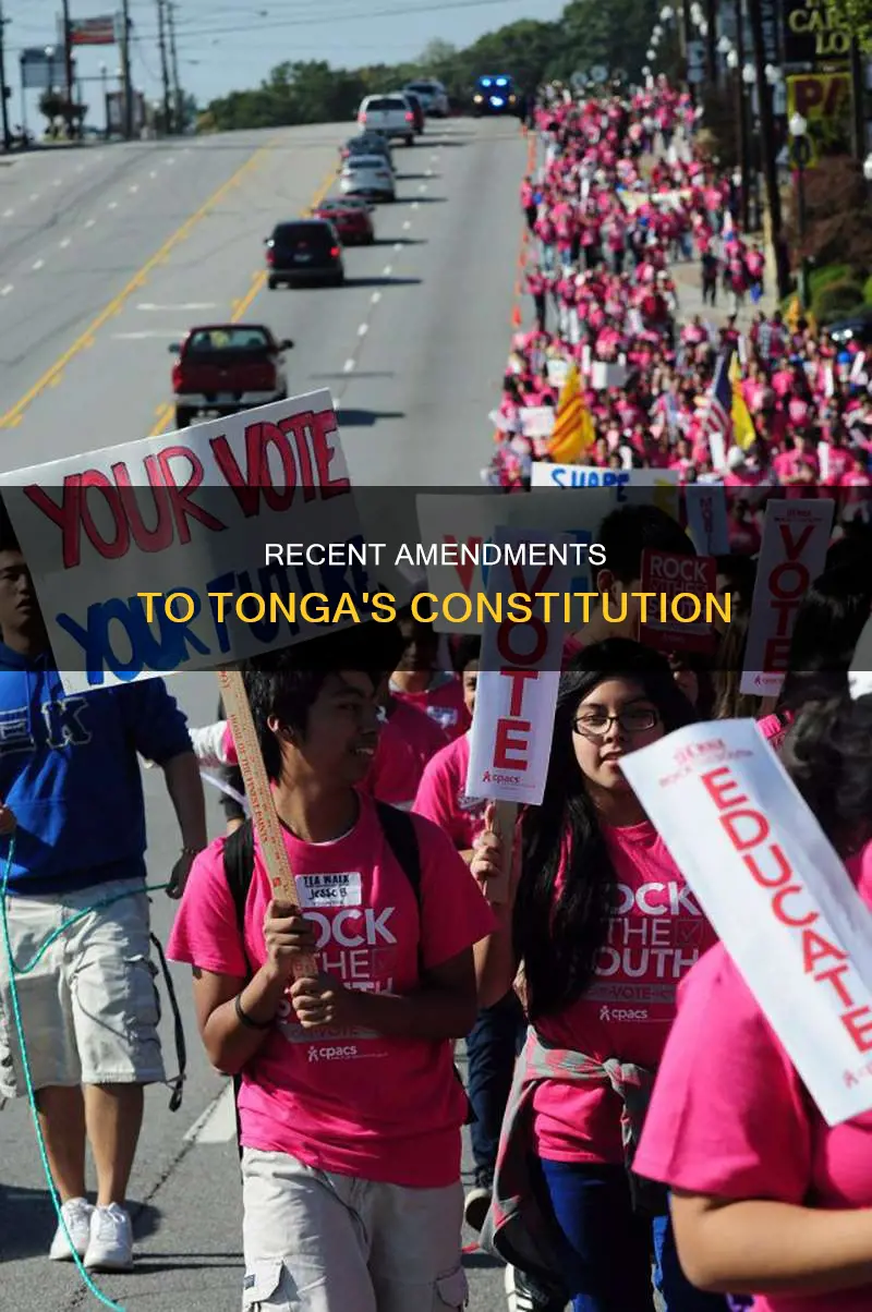 when was the last amendment to the constitution of tonga