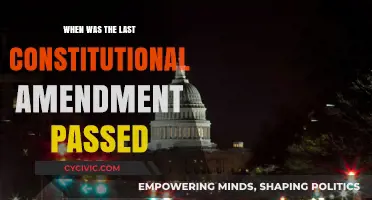 The Last Constitutional Amendment: A Historical Perspective