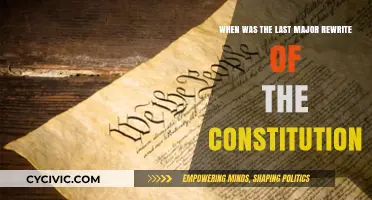 The Constitution's Last Major Rewrite: When and Why?