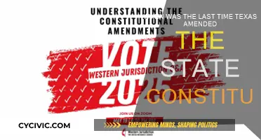 Texas' Constitution: Last Amendments and Future Changes