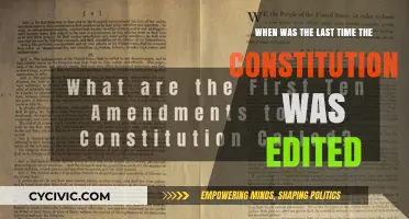 The Constitution's Last Edit: A Historical Review