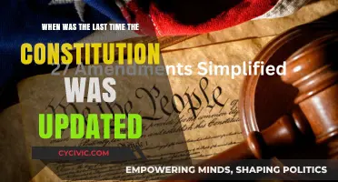 The Evolution of the US Constitution: Last Update?