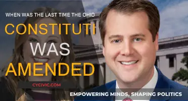 Ohio Constitution: Last Amendments and Their Impact