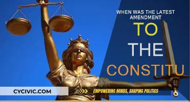 Latest Amendments: Constitution's Most Recent Changes