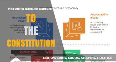 The Evolution of Legislative Powers in the Constitution