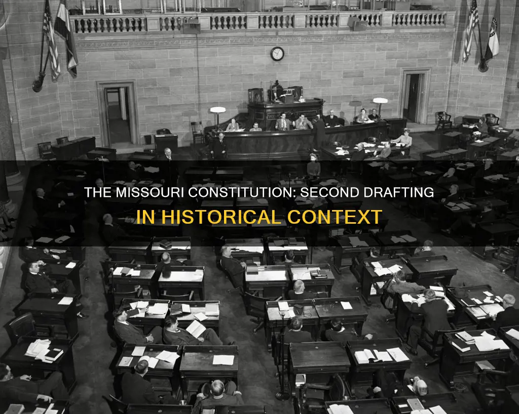 when was the missouri second constitution written
