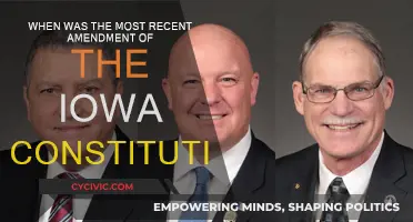 Iowa Constitution: Recent Amendments and Their Impact