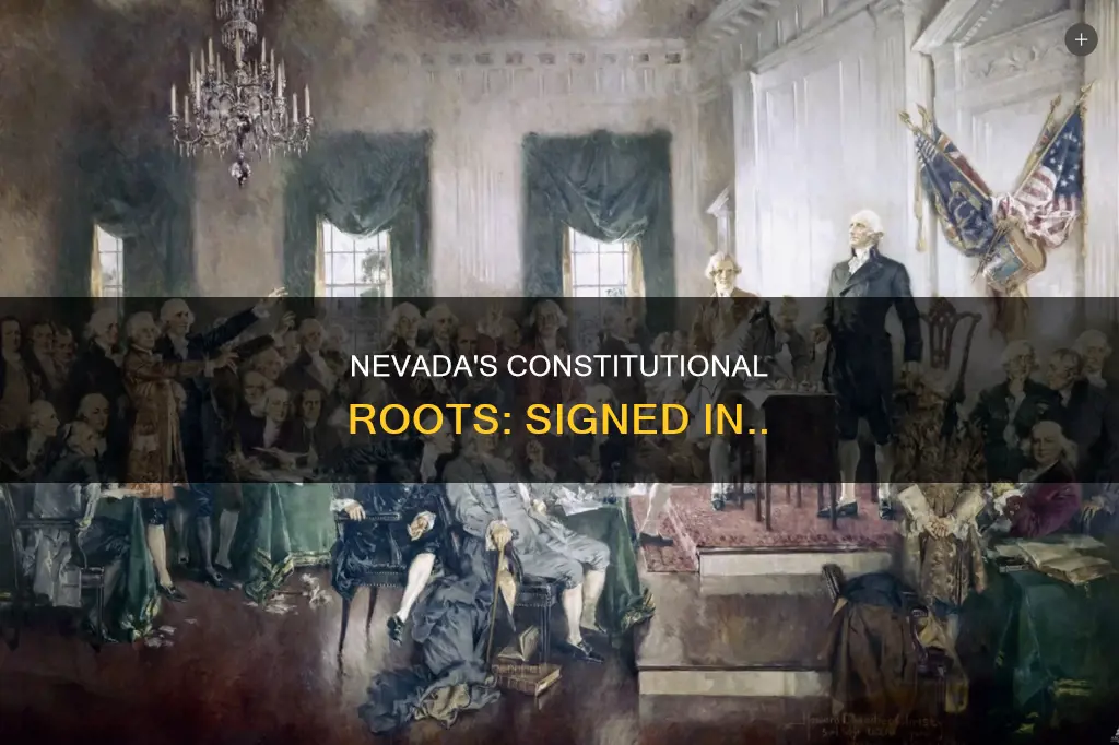 when was the nevada constitution signed
