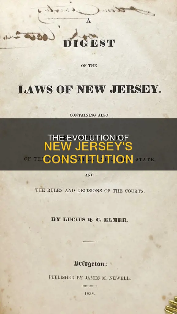 when was the nj constitution amended