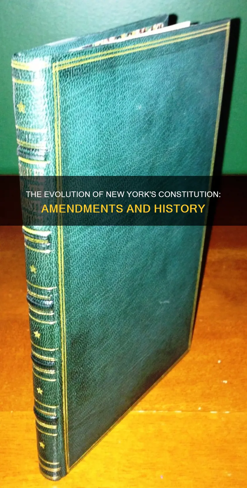 when was the nys constitution written and amended