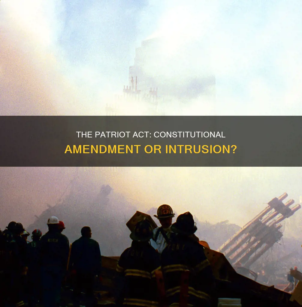 when was the patriot act admitted into the constitution