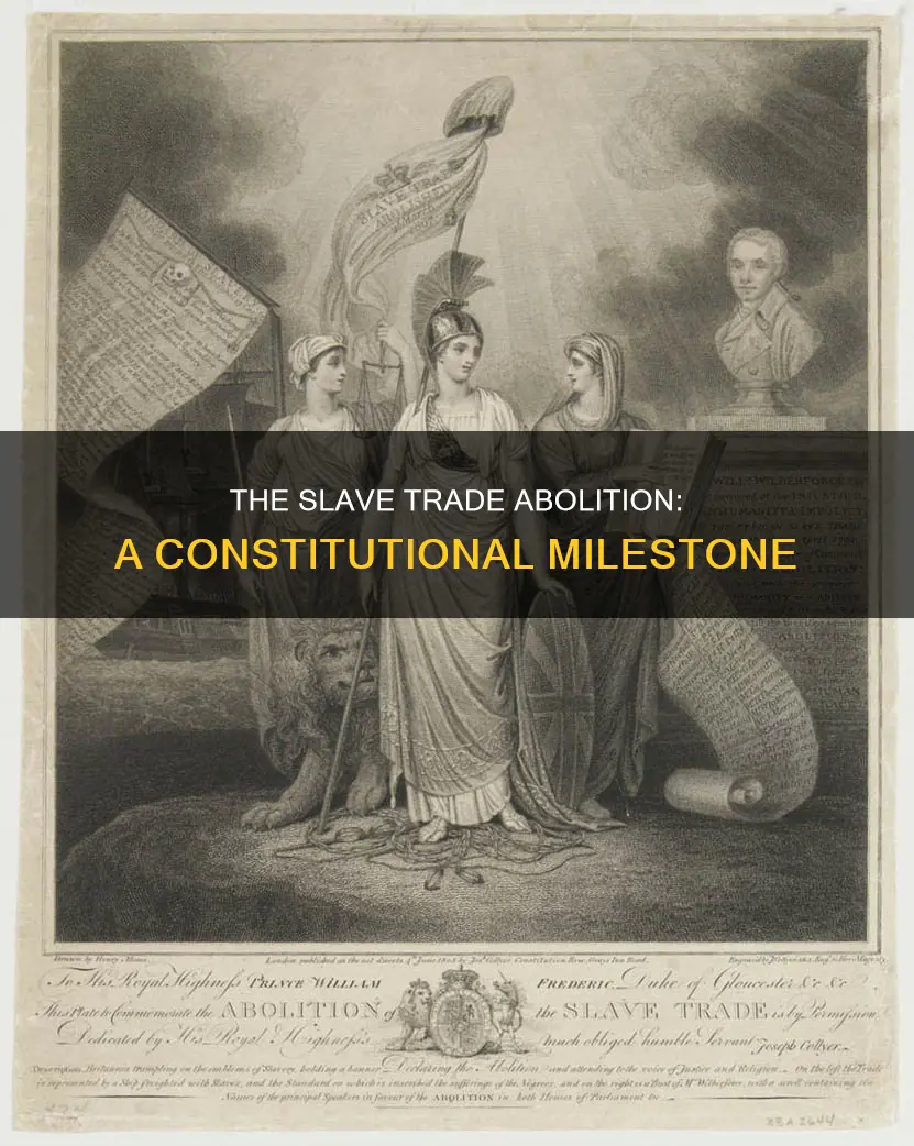 when was the slave trade abolished under the constitution