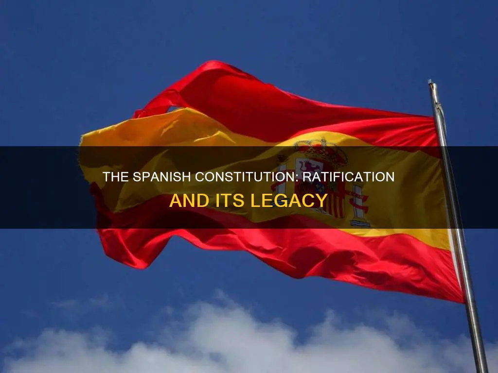 when was the spanish constitution ratified