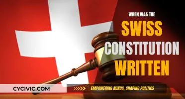 Swiss Constitution: When Did It Originate?