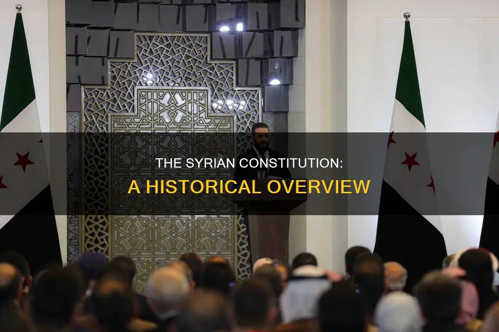 when was the syrian constitution written