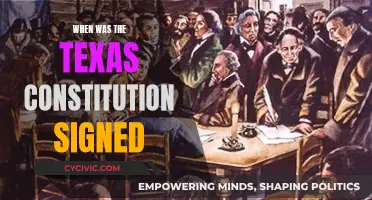 The Texas Constitution: Signed, Sealed, and Delivered