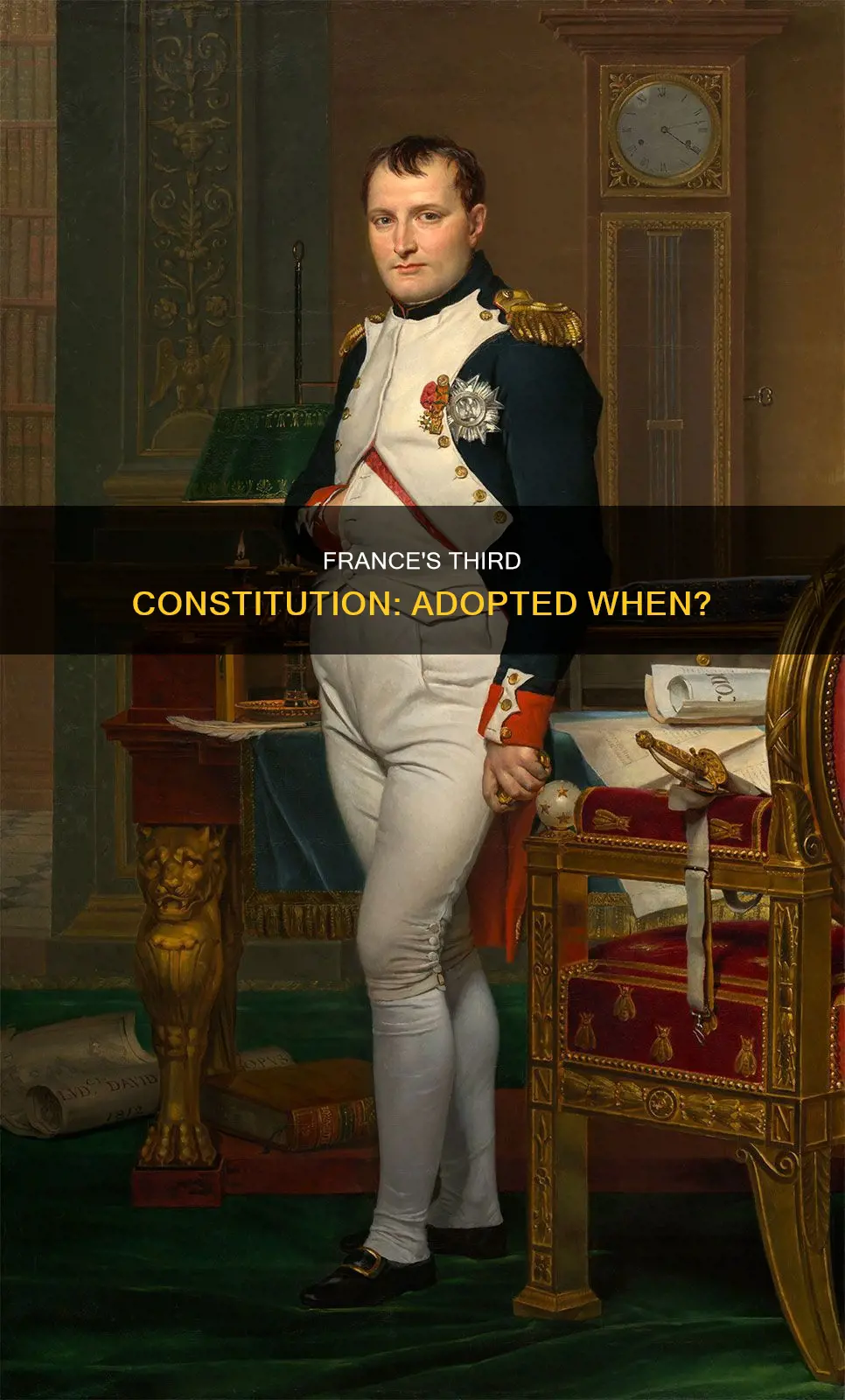 when was the third constitution adopted in france