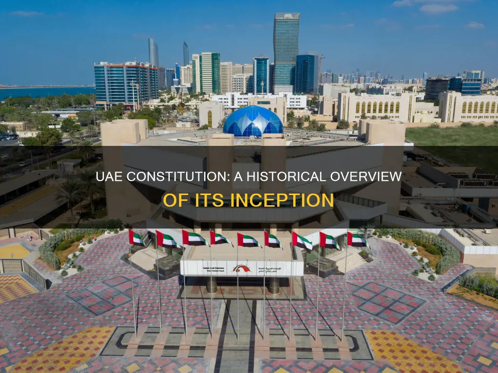 when was the uae constitution written