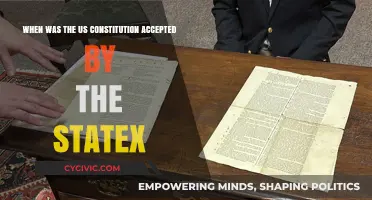 The US Constitution: States' Acceptance Timeline