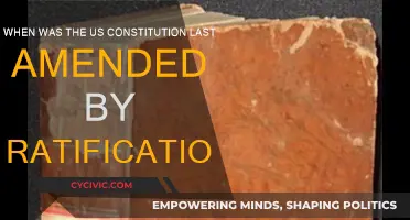 The US Constitution's Latest Ratification Amendments