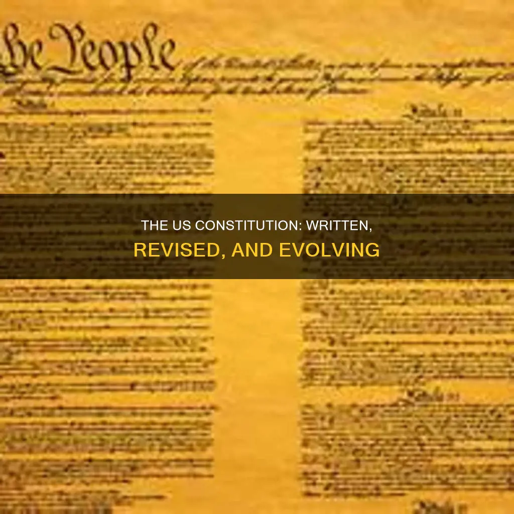 when was the us constitution writen and revised