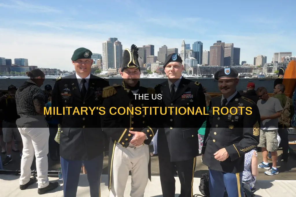 when was the us military founded under the constitution