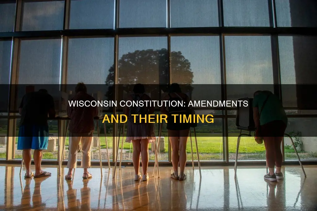 when was the wisconsin constitution last amended