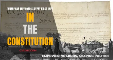 Slavery's First Appearance in the Constitution