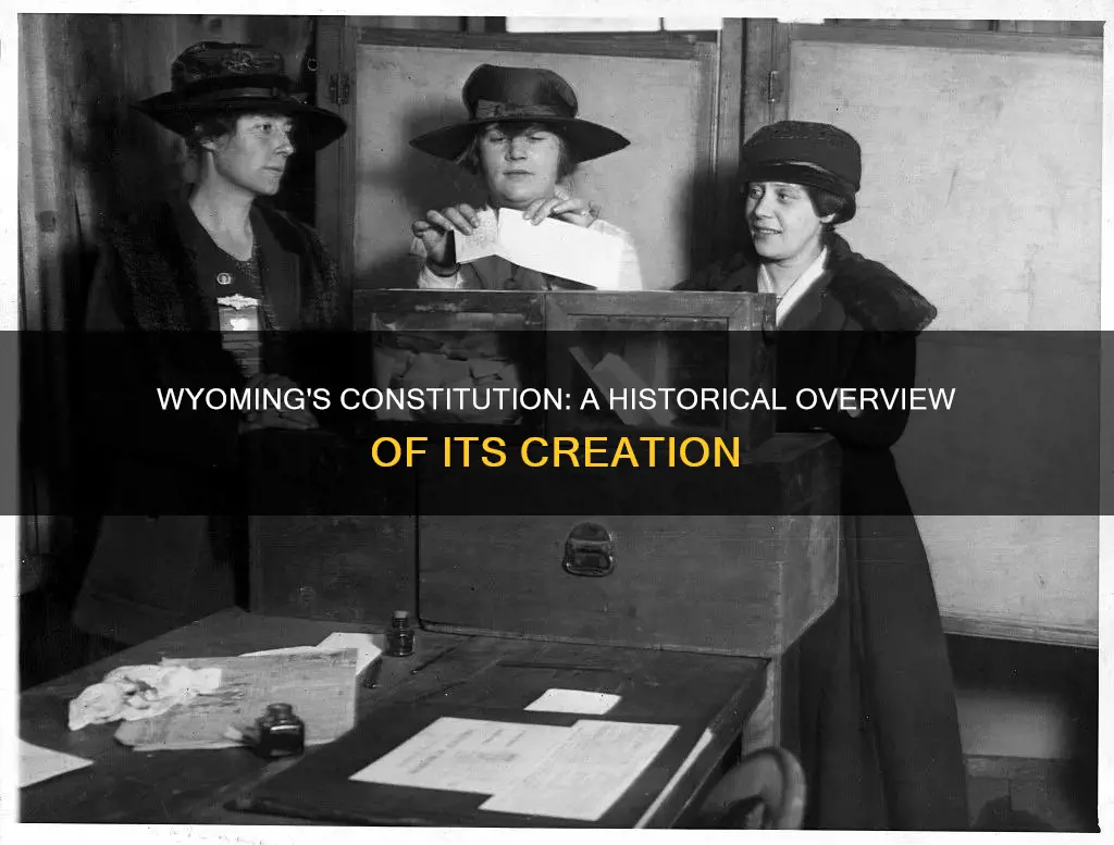 when was the wyoming constitution written