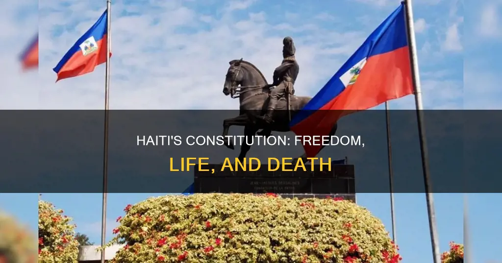 when was to live free or die haiatian constitution written