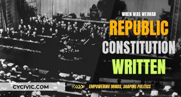 Weimar Republic Constitution: A Historical Overview
