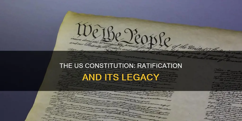 when wast the us constitution ratified