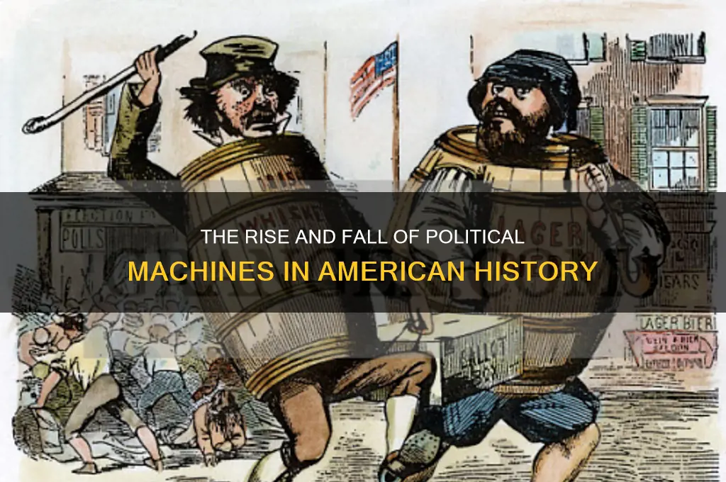 when were political machines used