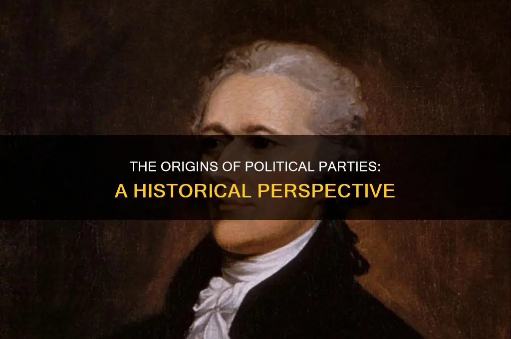 when were the first political partiees