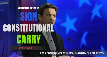 DeSantis' Constitutional Carry: The Anticipated Signing Date