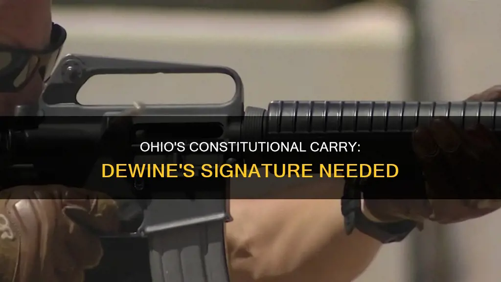 when will dewine sign constitutional carry