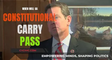 Constitutional Carry in Georgia: When Will It Pass?