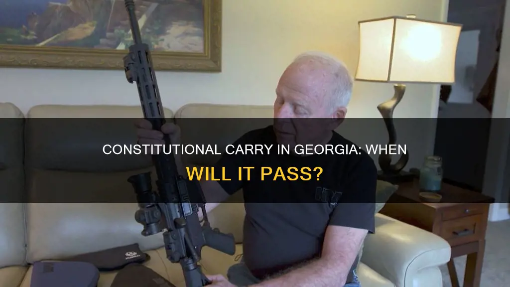 when will ga constitutional carry pass