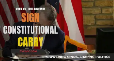 Ohio's Constitutional Carry: Governor's Signature Imminent?